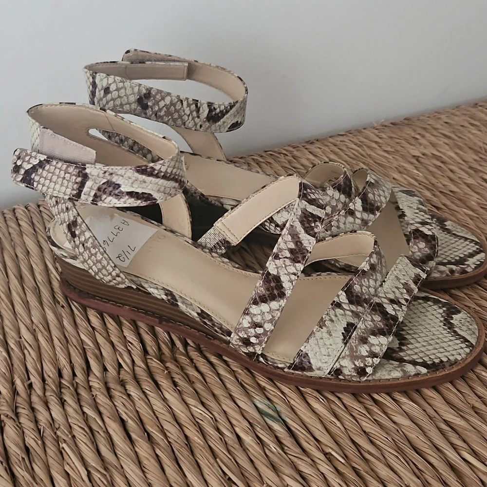 Snakeskin Patterned Women's Sandals